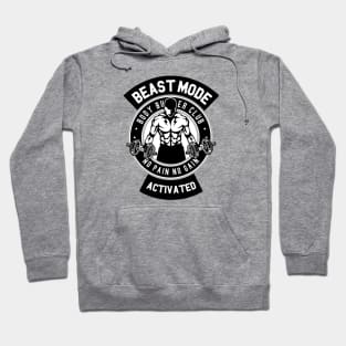 Beast Mode No Pain No Gain - Gym Freak Hoodie